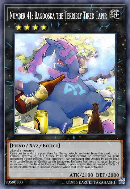 Number 41: Bagooska the Terribly Tired Tapir - BLRR-EN085 - Ultra Rare - 1st Edition