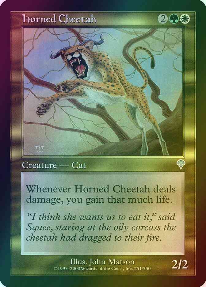 Horned Cheetah [251] [Invasion] [Foil]