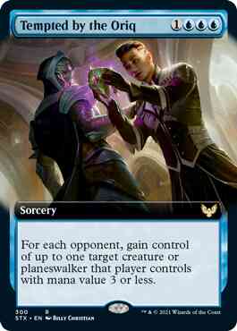 Tempted by the Oriq [300] [Extended Art] [Strixhaven: School of Mages] [Non-Foil]