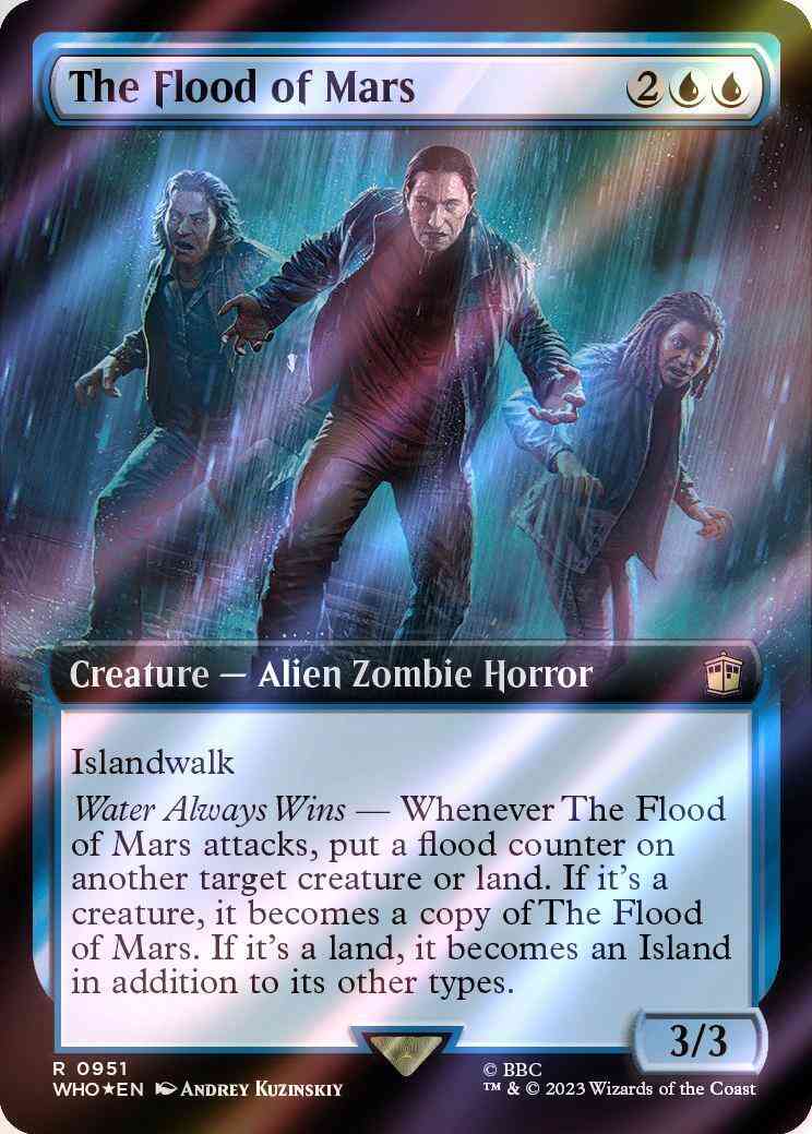 The Flood of Mars [951] [Extended Art] [Universes Beyond: Doctor Who] [Surge Foil]