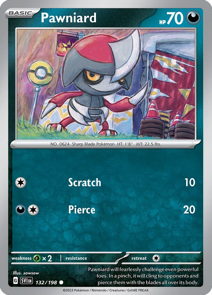 Pawniard - 132/198 - Common [sv01-132] [Non-Holo]