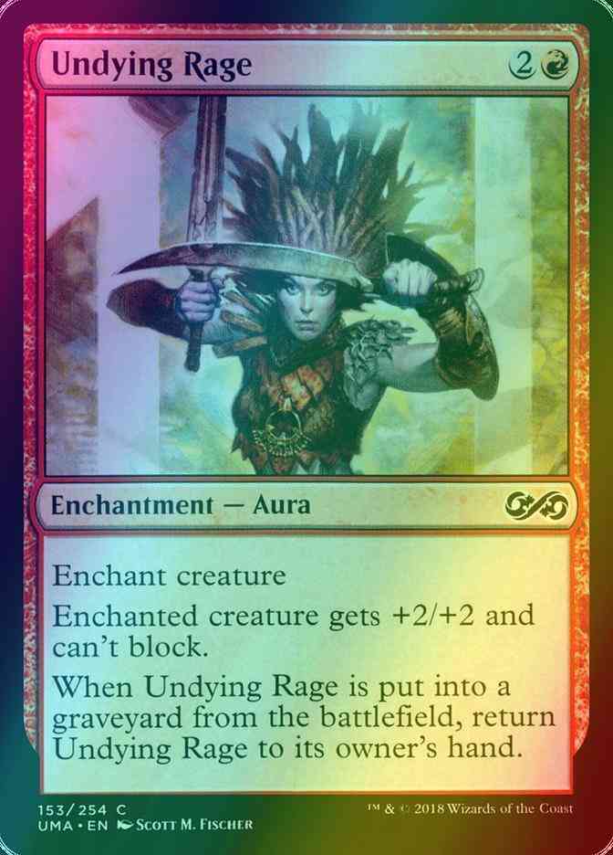 Undying Rage [153] [Ultimate Masters] [Foil]