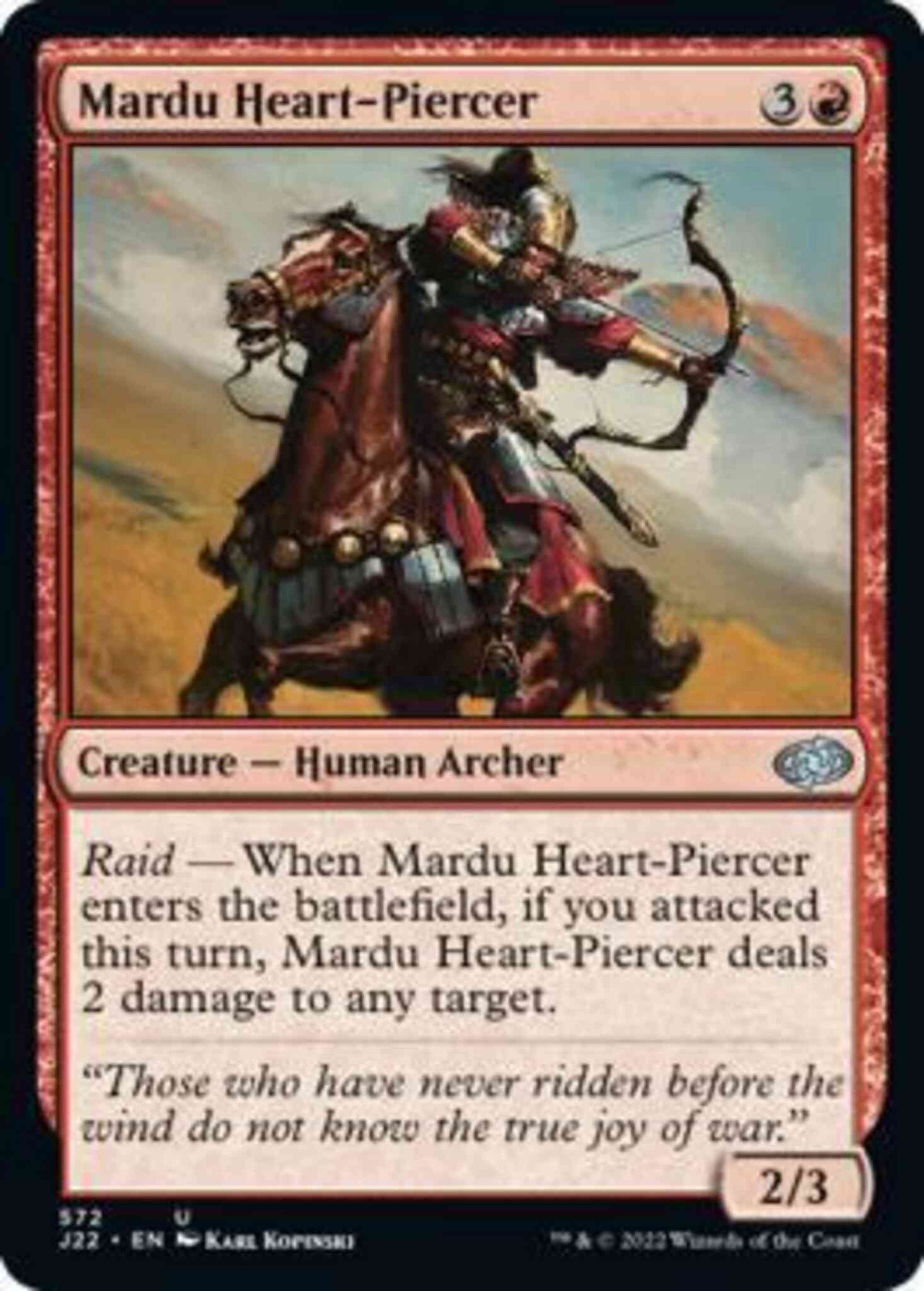 Mardu Heart-Piercer [572] [Jumpstart 2022] [Non-Foil]