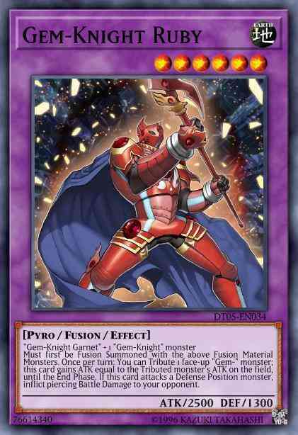 Gem-Knight Ruby - DT05-EN034 - Duel Terminal Ultra Parallel Rare - Duel Terminal