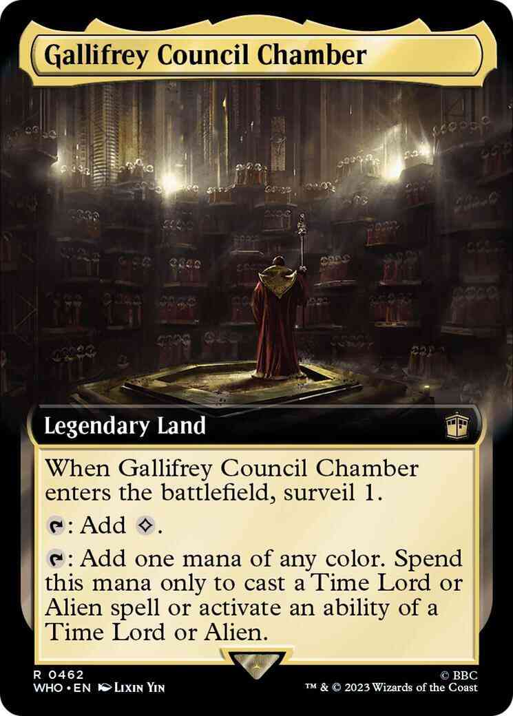 Gallifrey Council Chamber [462] [Extended Art] [Universes Beyond: Doctor Who] [Non-Foil]