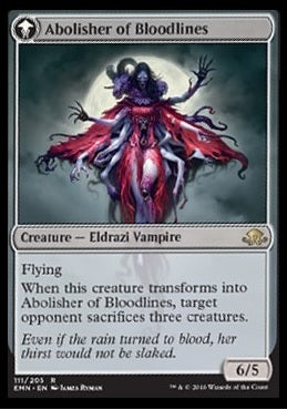 Voldaren Pariah // Abolisher of Bloodlines [111] [Eldritch Moon] [Foil]
