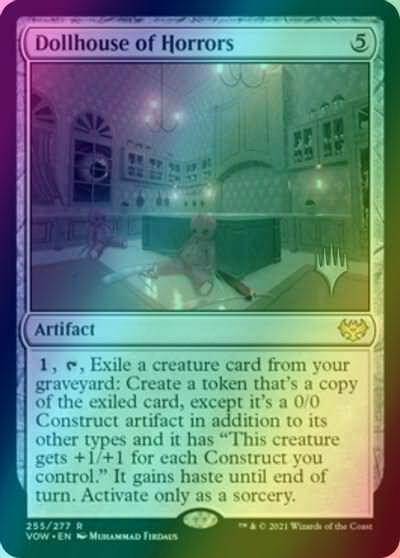 Dollhouse of Horrors [255p] [Promo Pack] [Innistrad: Crimson Vow: Promos] [Foil]