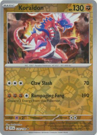 Koraidon - 124/198 - Rare [sv01-124] [Reverse Holo]