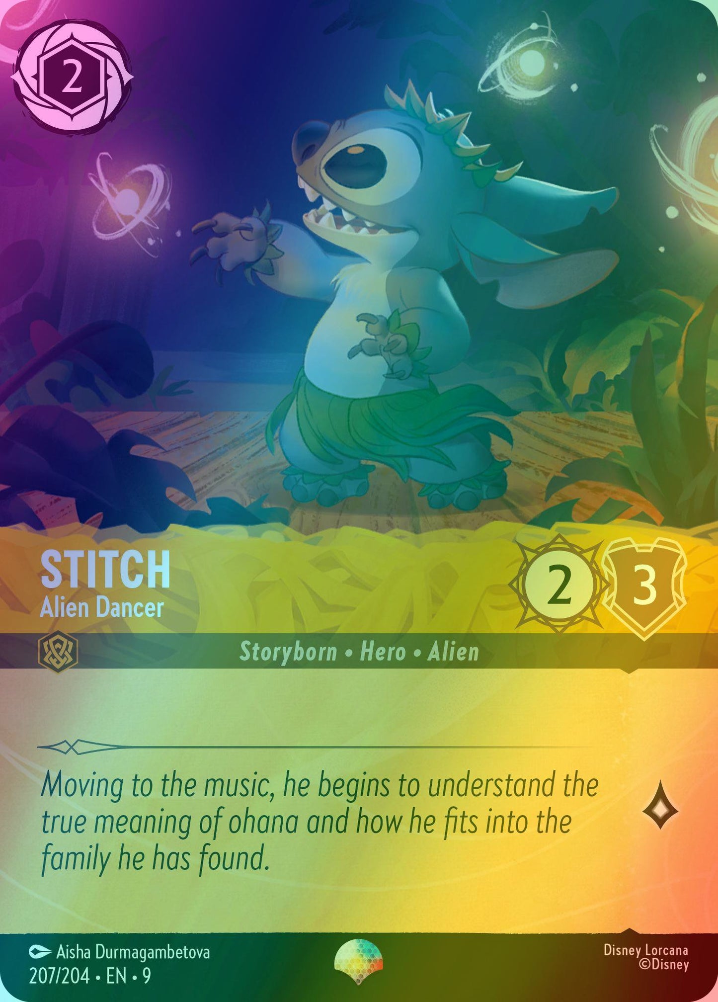 Stitch - Alien Dancer (Epic) - 207/204 [Fabled] [Holofoil]
