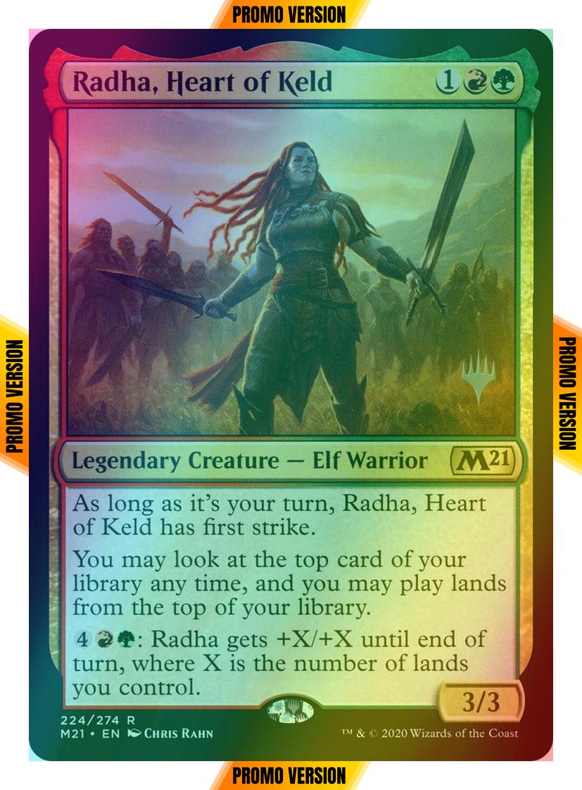 Radha, Heart of Keld [Promo Pack] [224p] [Core Set 2021 Promos] [Foil]