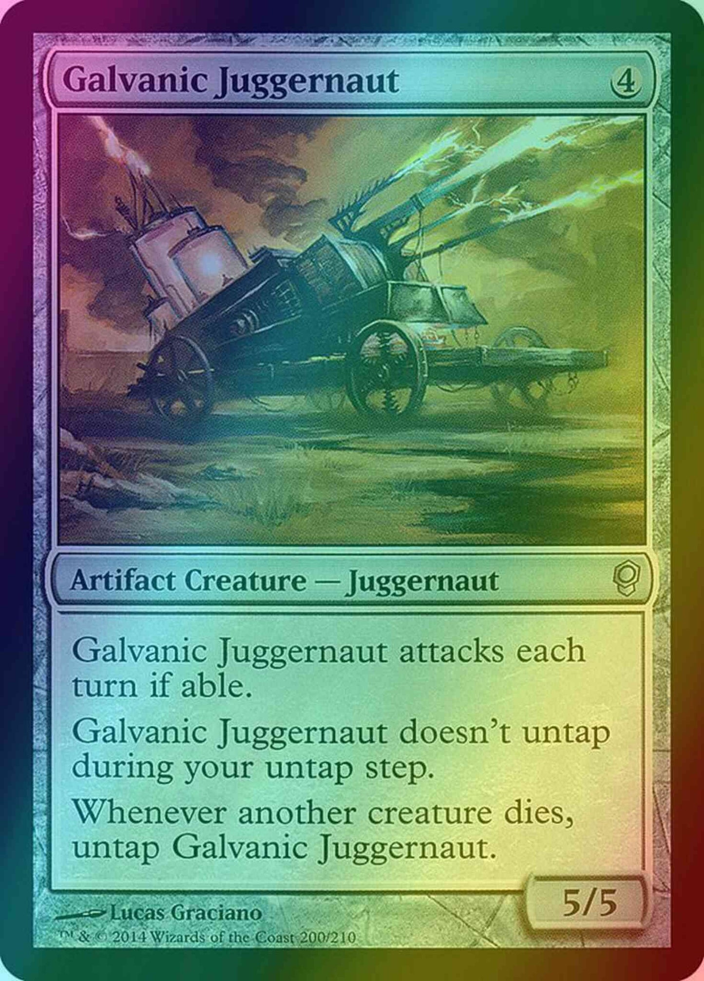 Galvanic Juggernaut [200] [Conspiracy] [Foil]