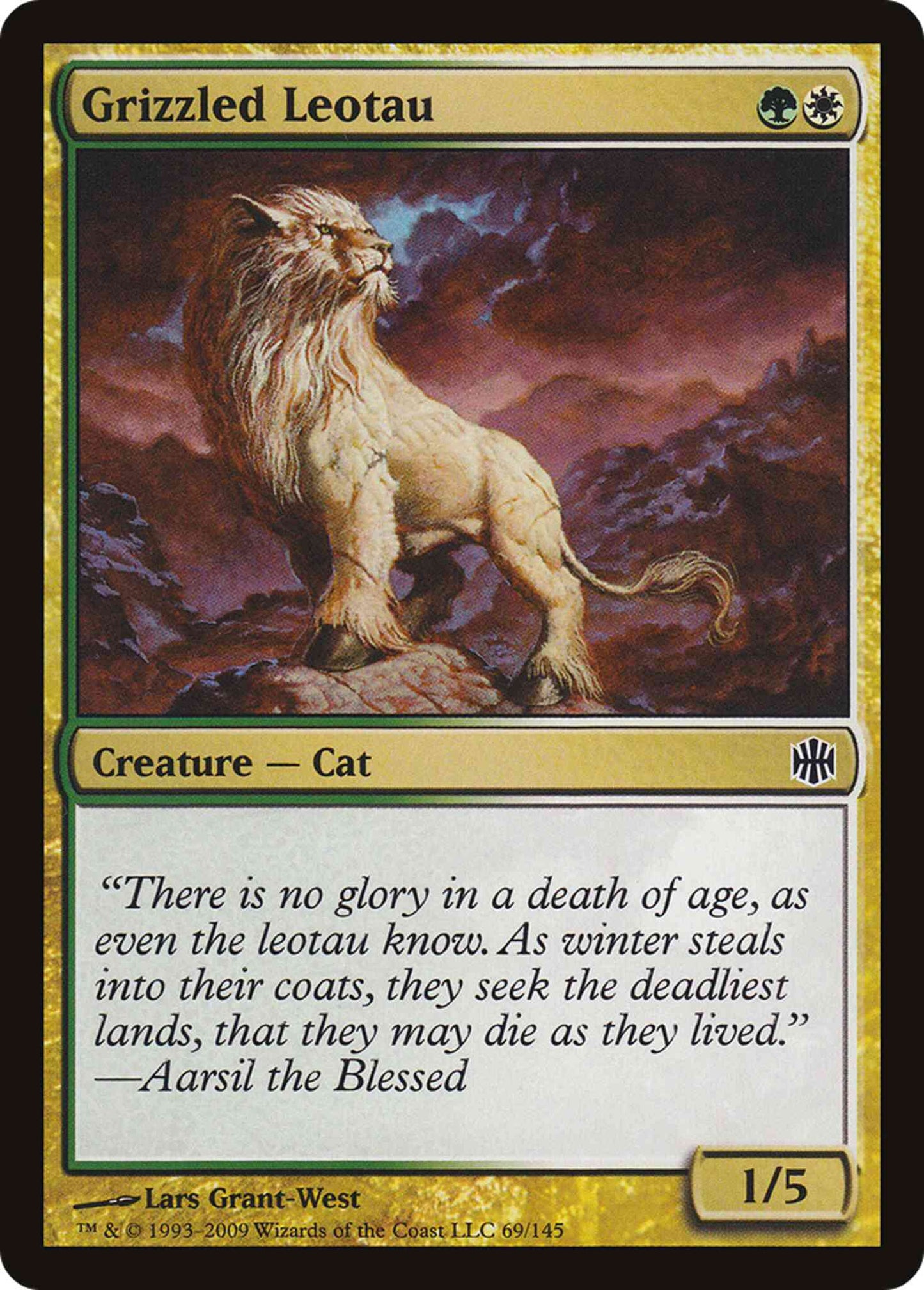 Grizzled Leotau [69] [Alara Reborn] [Non-Foil]