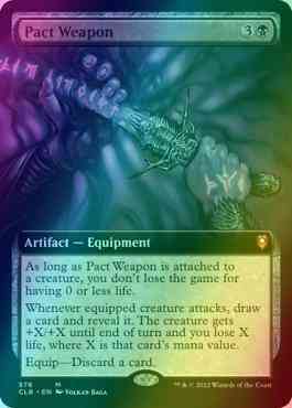 Pact Weapon [576] [Extended Art] [Commander Legends: Battle for Baldur's Gate] [Foil]