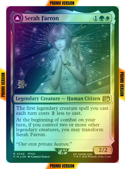Serah Farron // Crystallized Serah [240s] [Prerelease] [FINAL FANTASY: Promos] [Foil]
