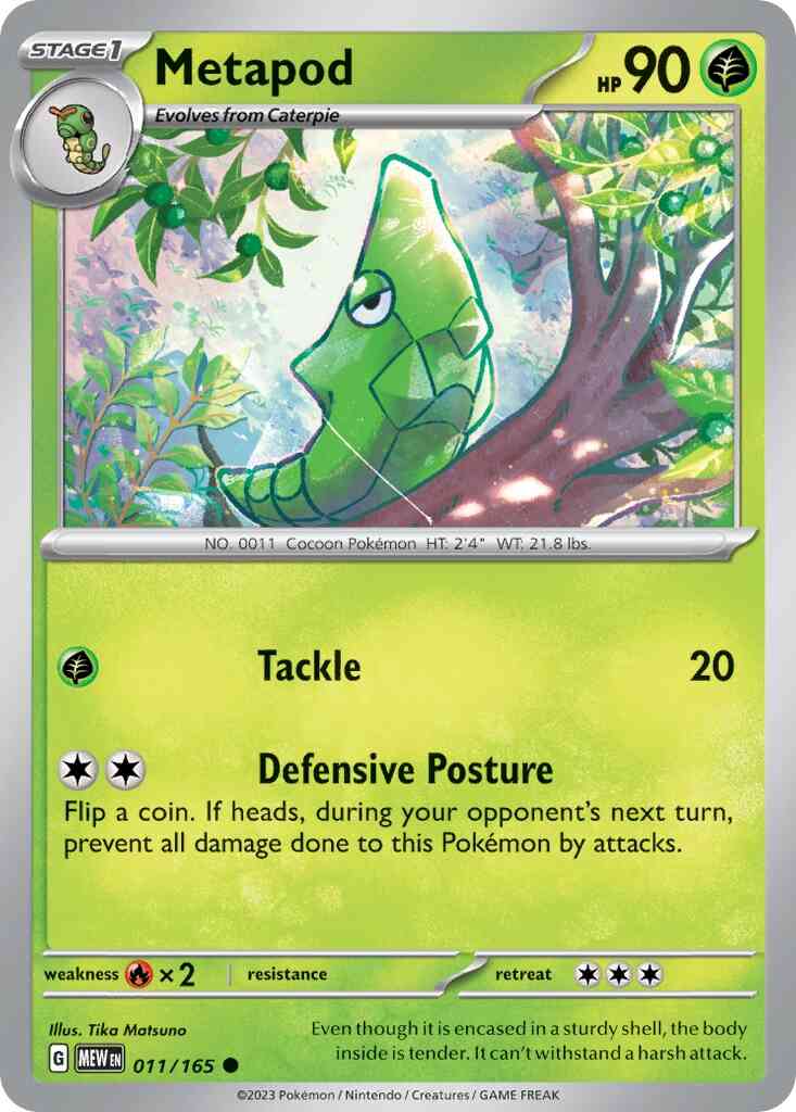 Metapod - 011/165 - Common [sv035-011] [Non-Holo]