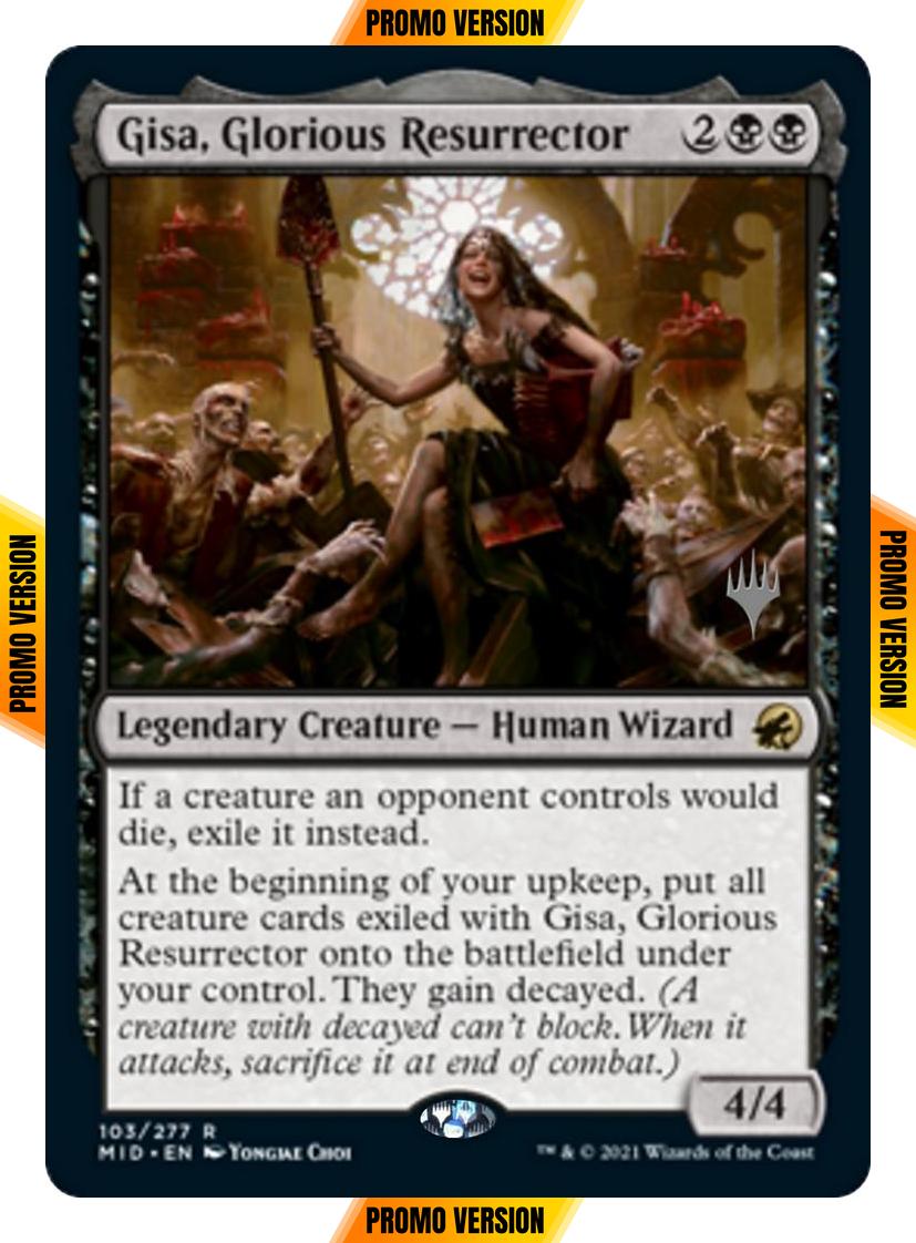 Gisa, Glorious Resurrector [Promo Pack] [103p] [Innistrad: Midnight Hunt Promos] [Non-Foil]