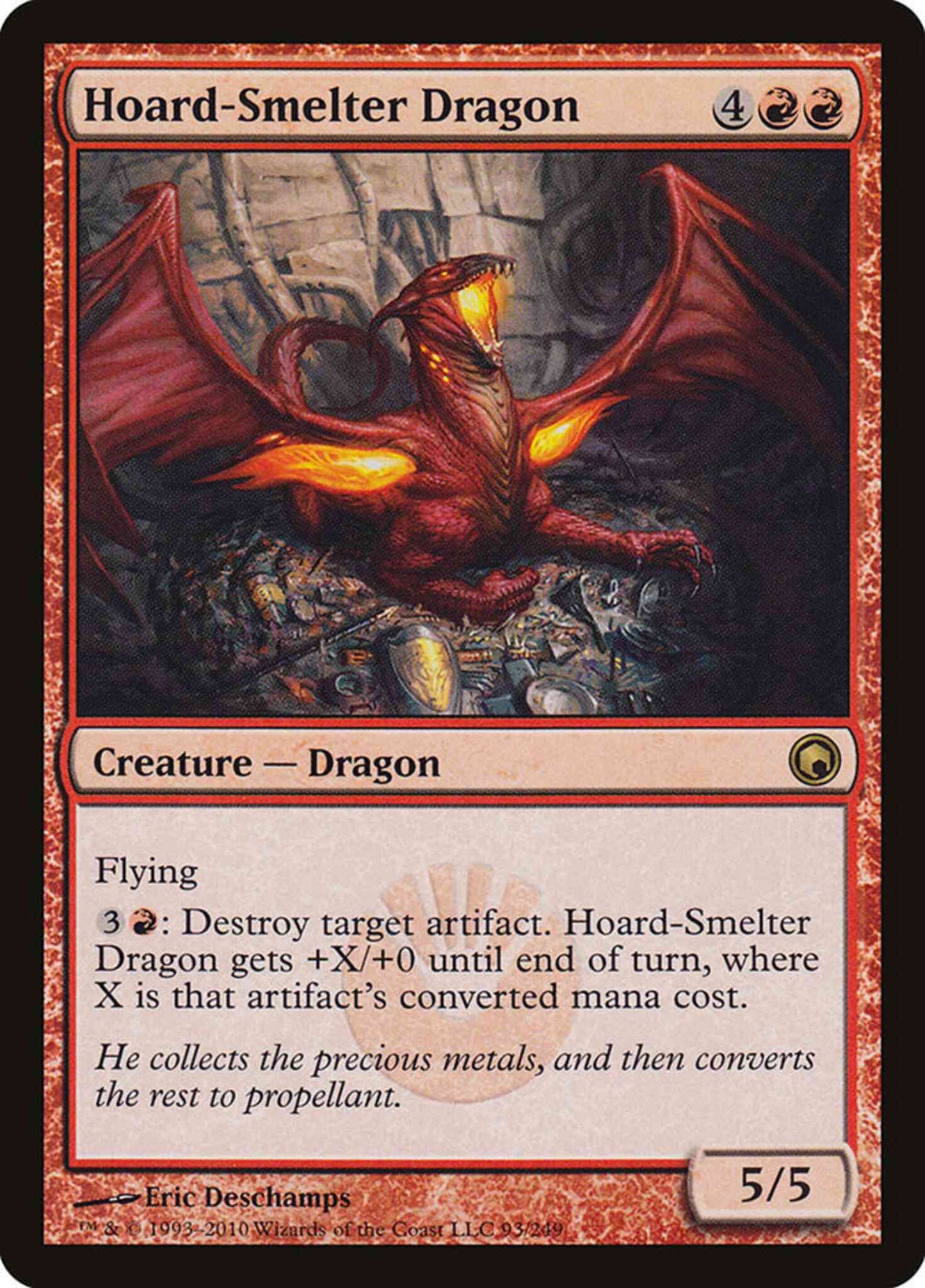 Hoard-Smelter Dragon [93] [Scars Of Mirrodin] [Non-Foil]