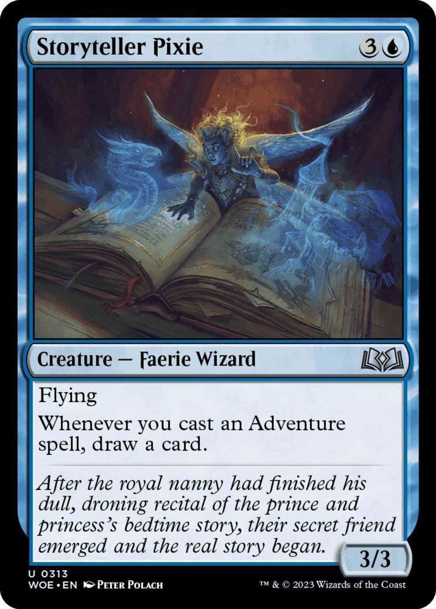 Storyteller Pixie [313] [Jumpstart Exclusive] [Wilds of Eldraine] [Non-Foil]