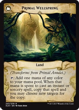 Primal Amulet // Primal Wellspring [243] [Ixalan] [Non-Foil]