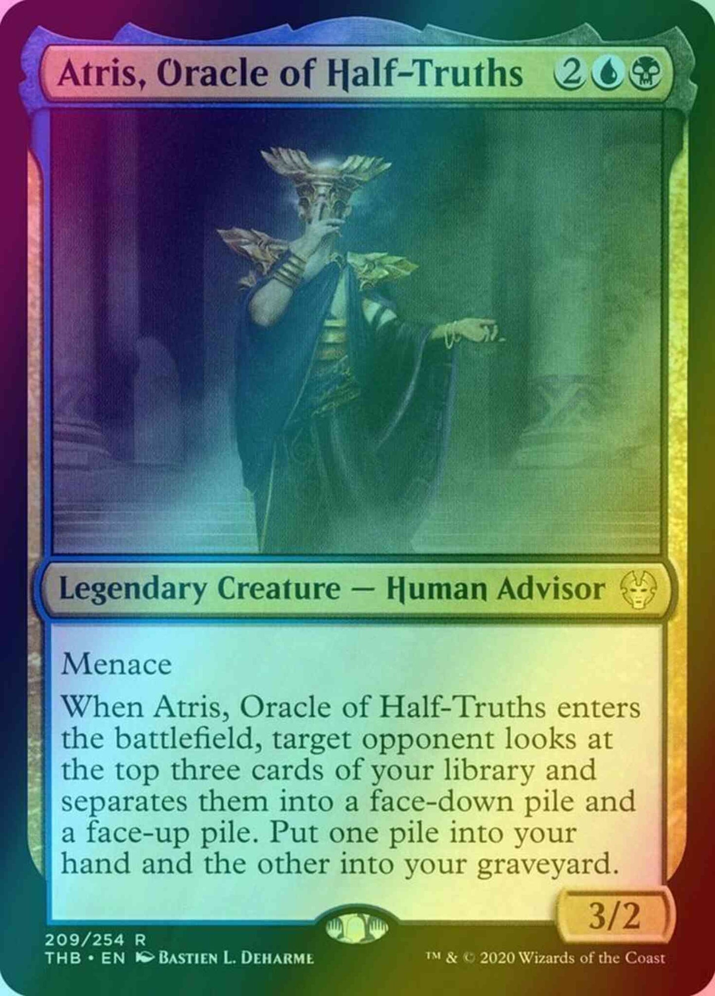Atris, Oracle of Half-Truths [209] [Theros Beyond Death] [Foil]