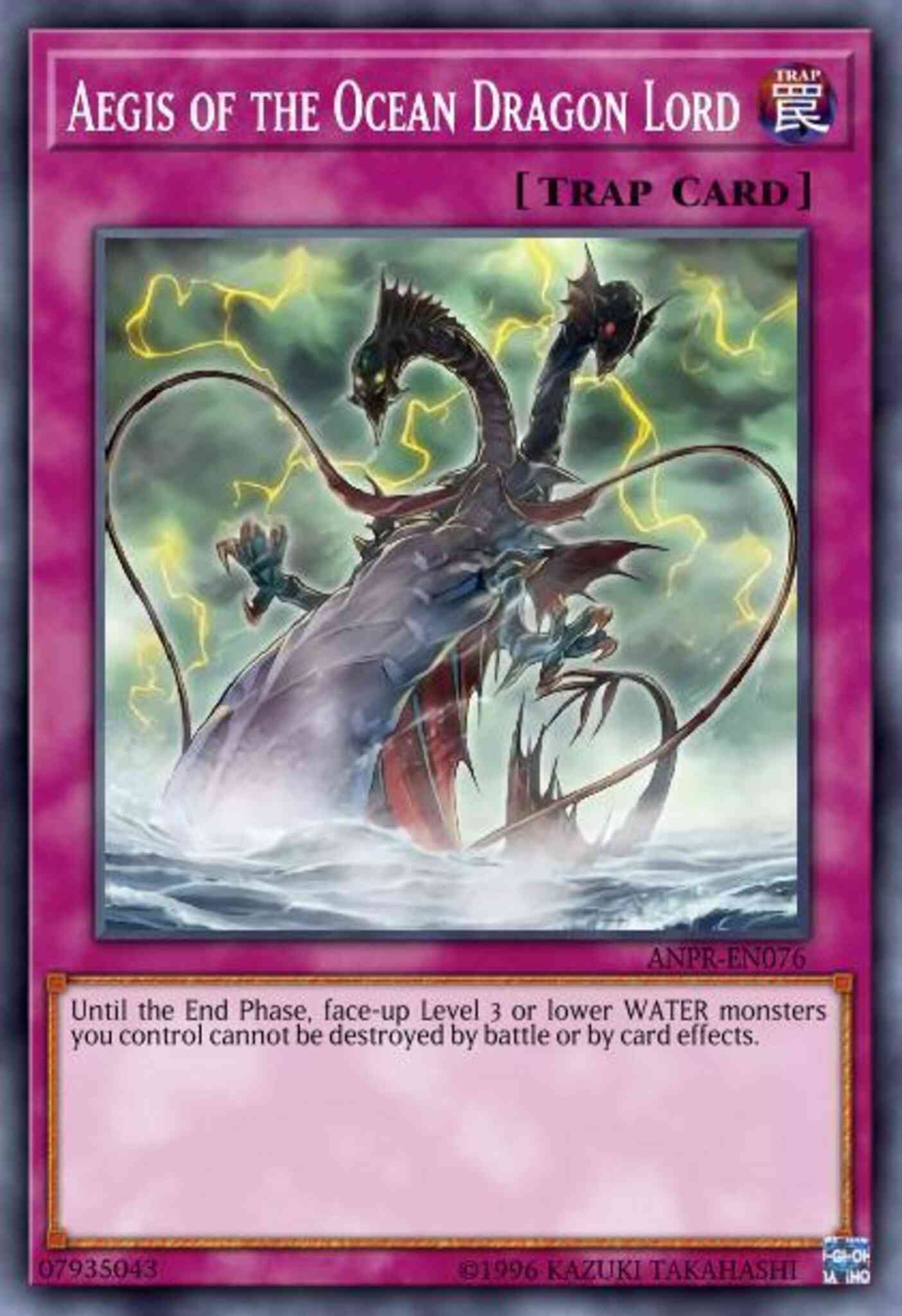 Aegis of the Ocean Dragon Lord - ANPR-EN076 - Common - 1st Edition