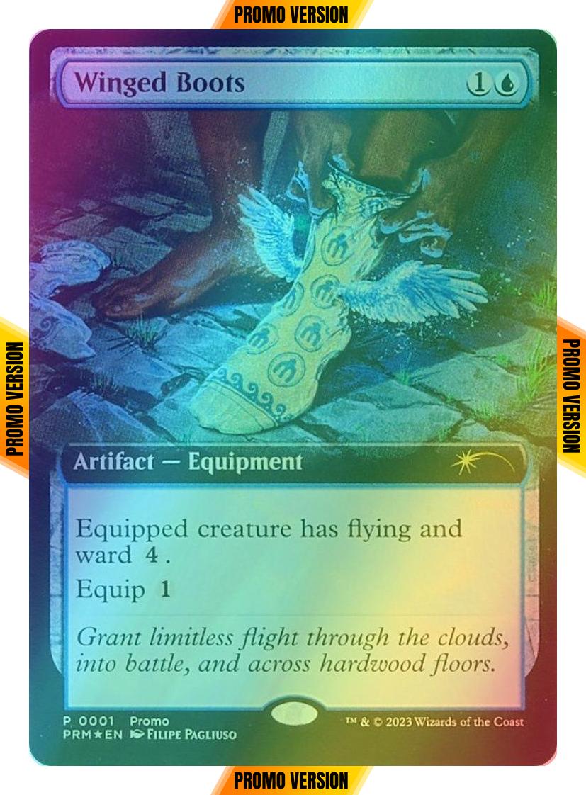 Winged Boots [58] [Extended Art] [Media Inserts] [Foil]