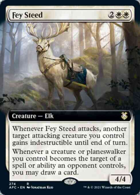 Fey Steed [274] [Extended Art] [Adventures in the Forgotten Realms Commander] [Non-Foil]