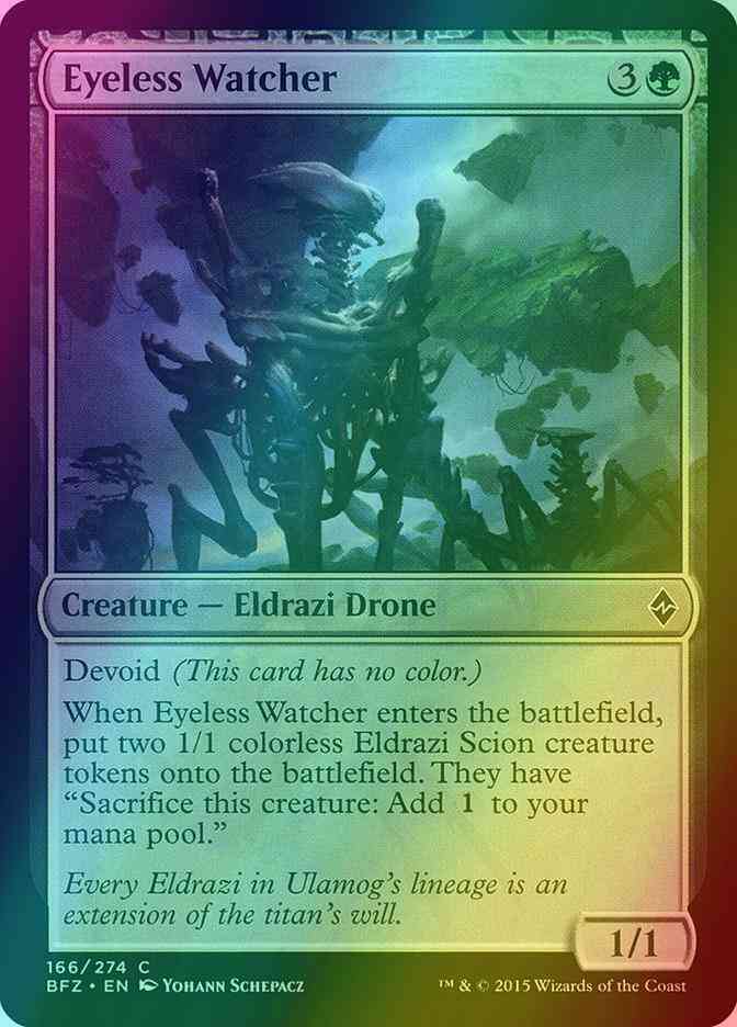 Eyeless Watcher [166] [Battle for Zendikar] [Foil]