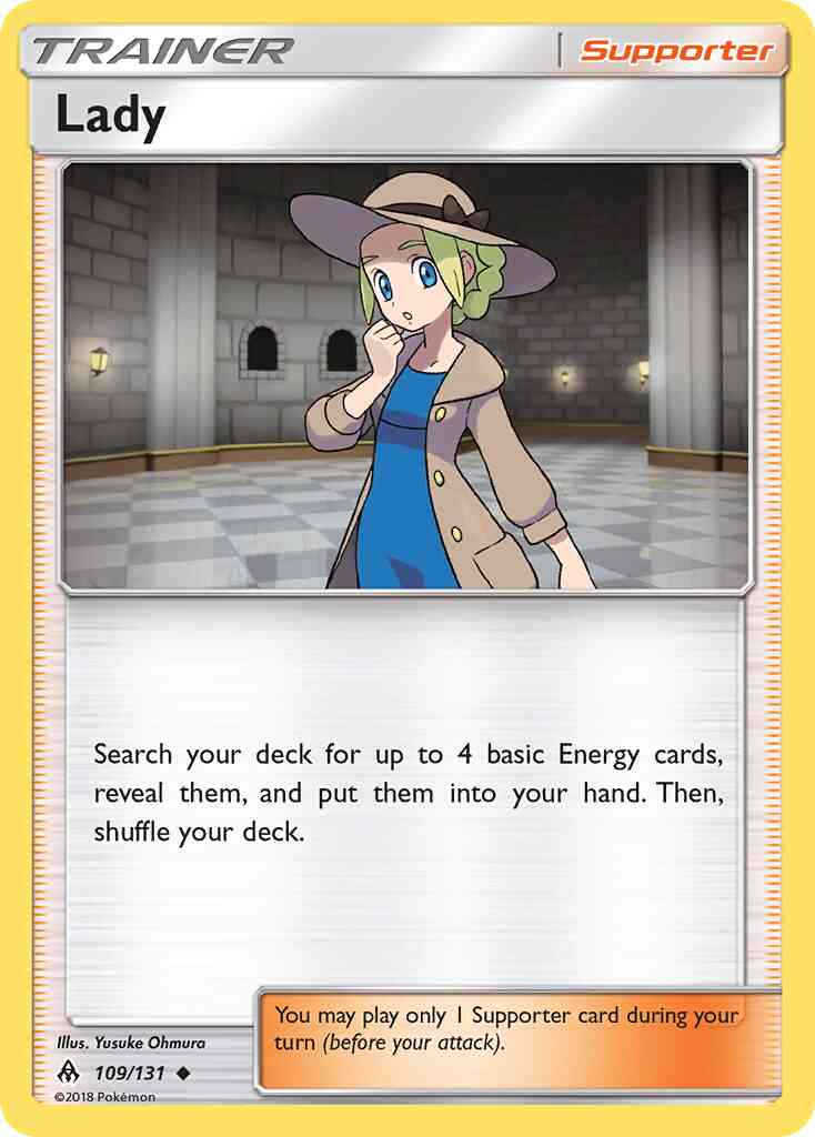 Lady - 109/131 - Uncommon [sm6-109] [Non-Holo]