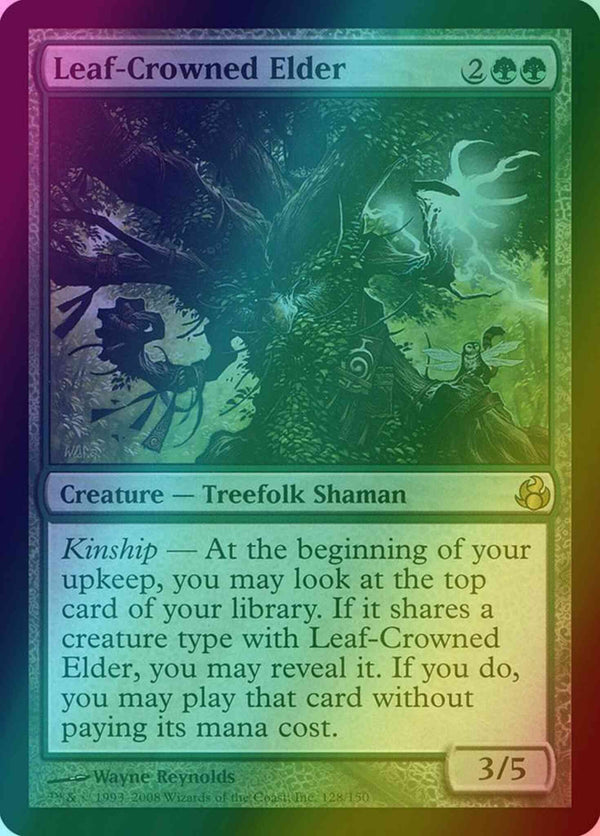 Leaf-Crowned Elder [128] [Morningtide] [Foil]