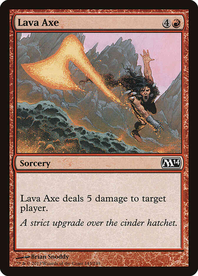 Lava Axe [143] [Magic 2014] [Non-Foil]