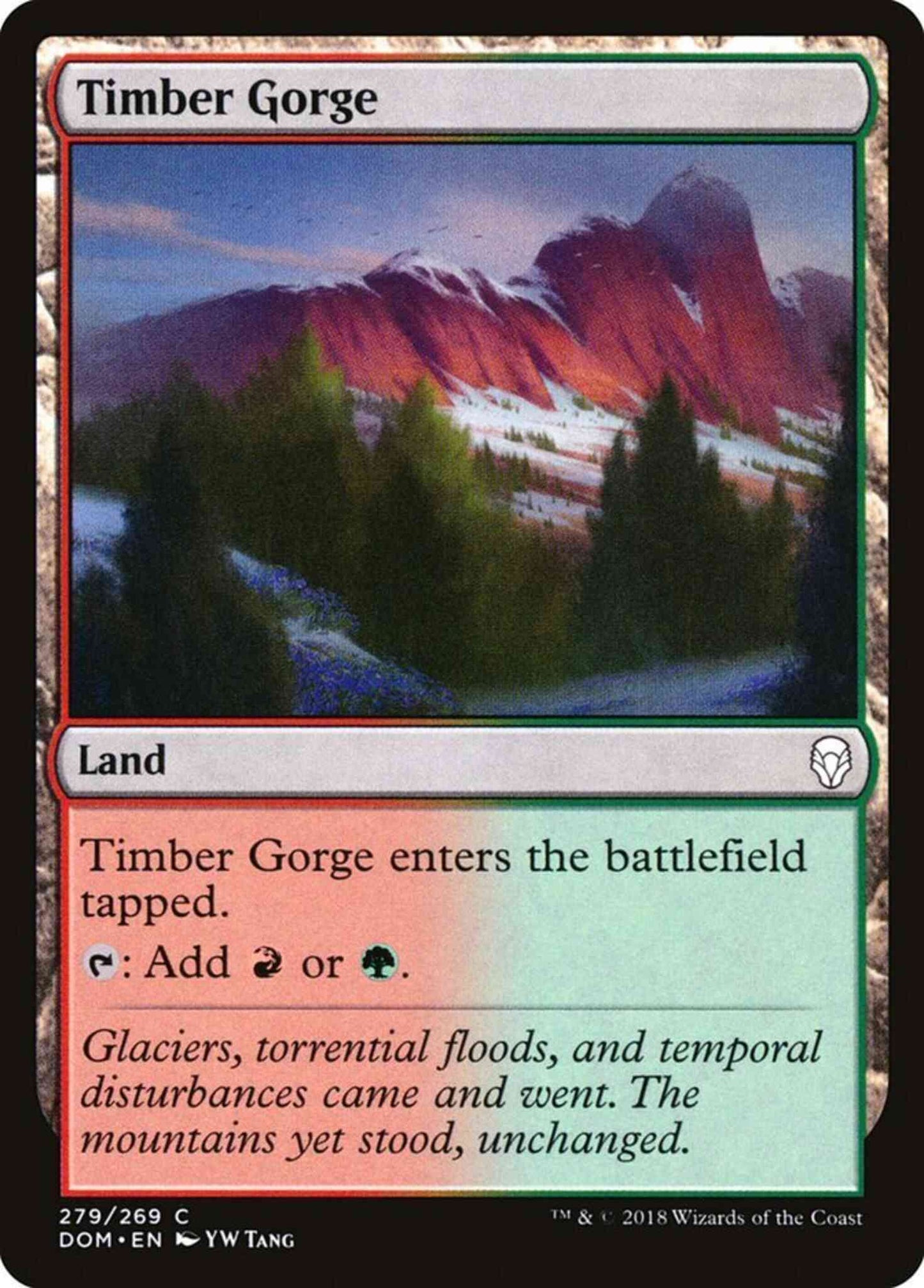 Timber Gorge [279] [Planeswalker Deck Exclusive] [Dominaria] [Non-Foil]