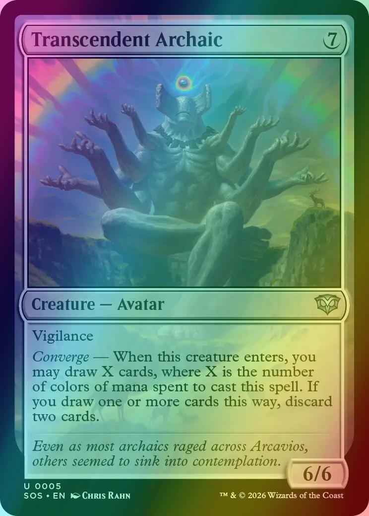 Transcendent Archaic [5] [Secrets of Strixhaven] [Foil]