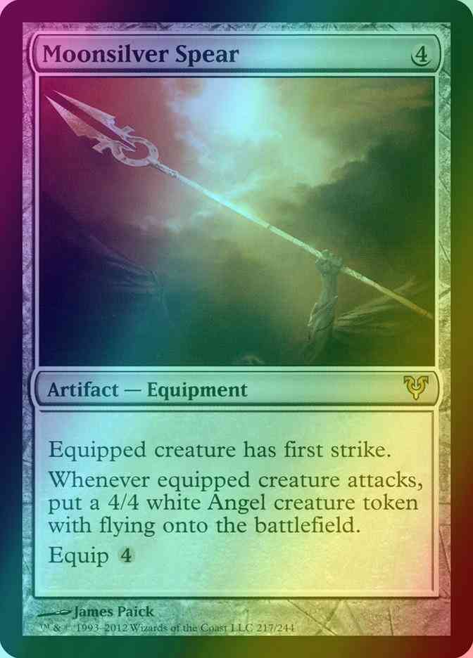 Moonsilver Spear [217] [Avacyn Restored] [Foil]
