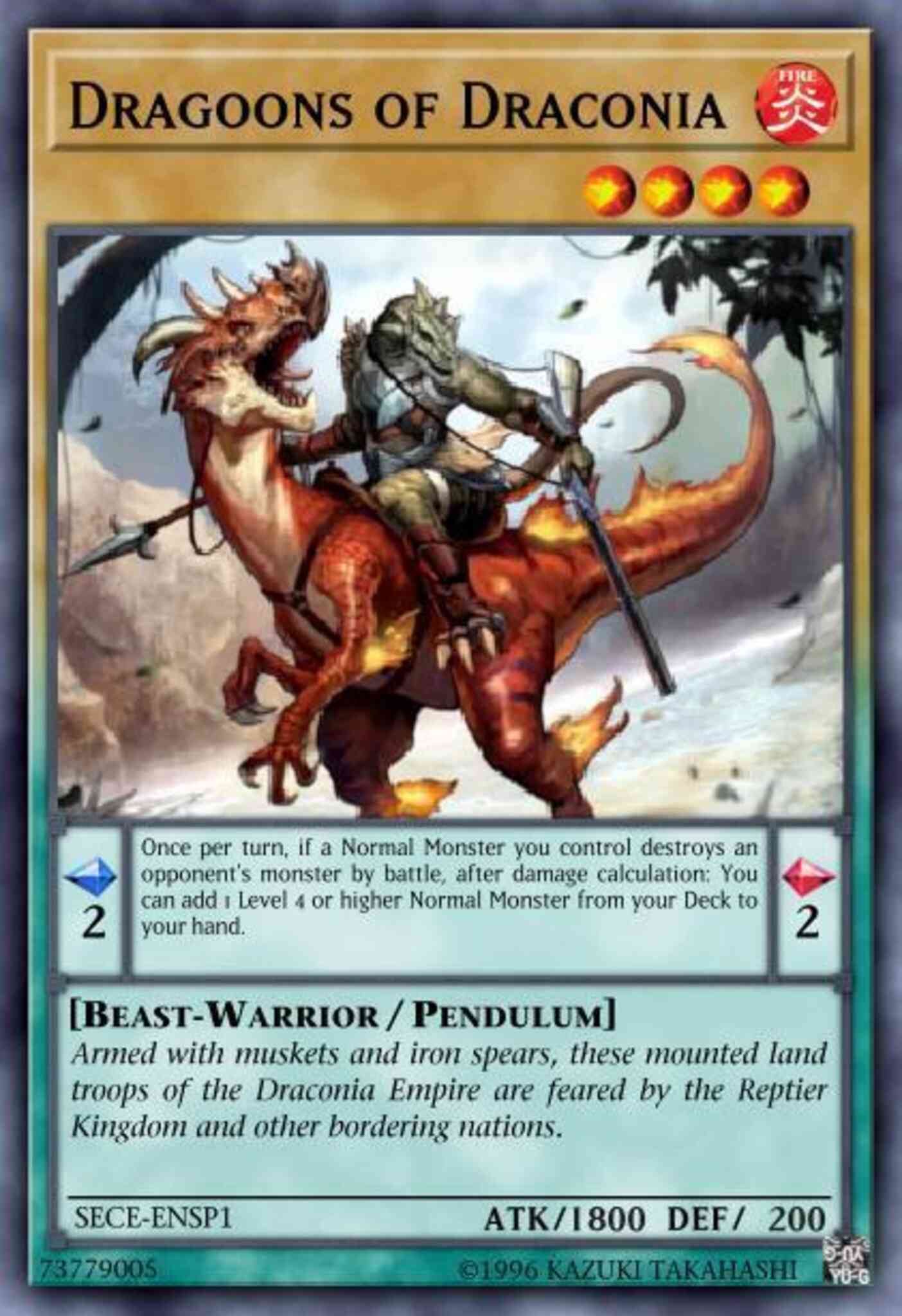 Dragoons of Draconia - DEM3-EN006 - Common - Unlimited