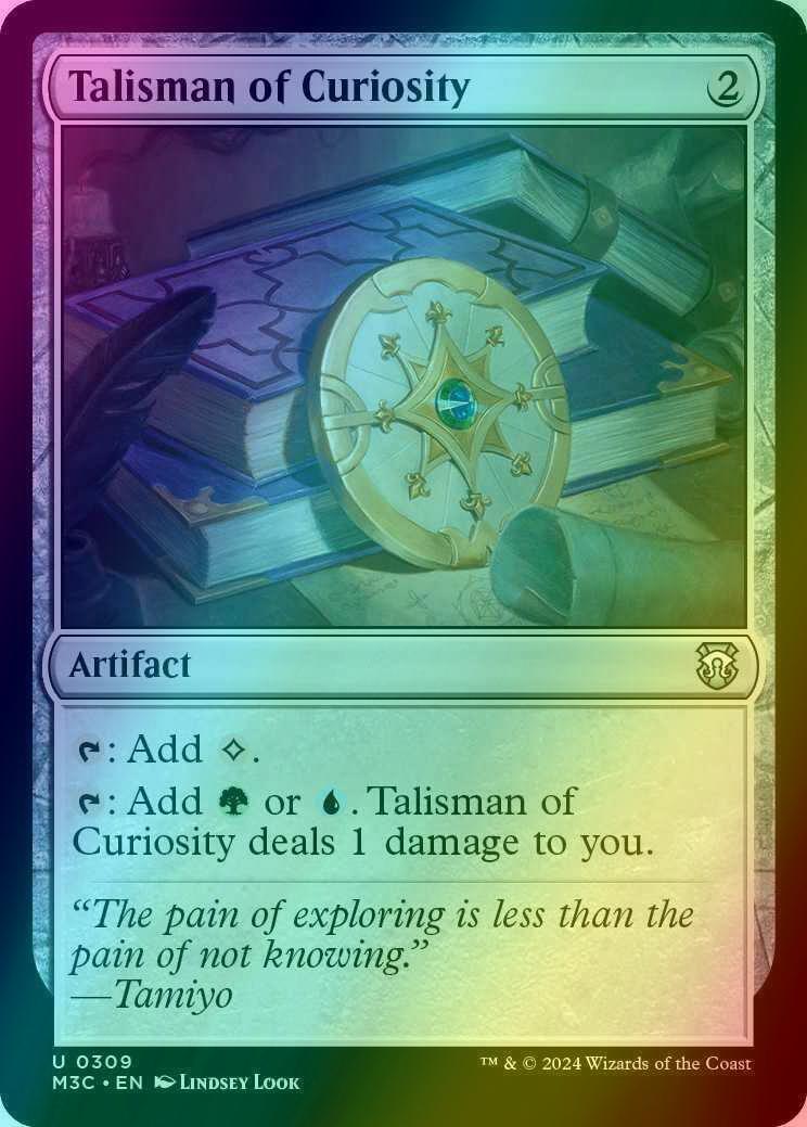 Talisman of Curiosity [309] [Modern Horizons 3: Commander] [Ripple Foil]