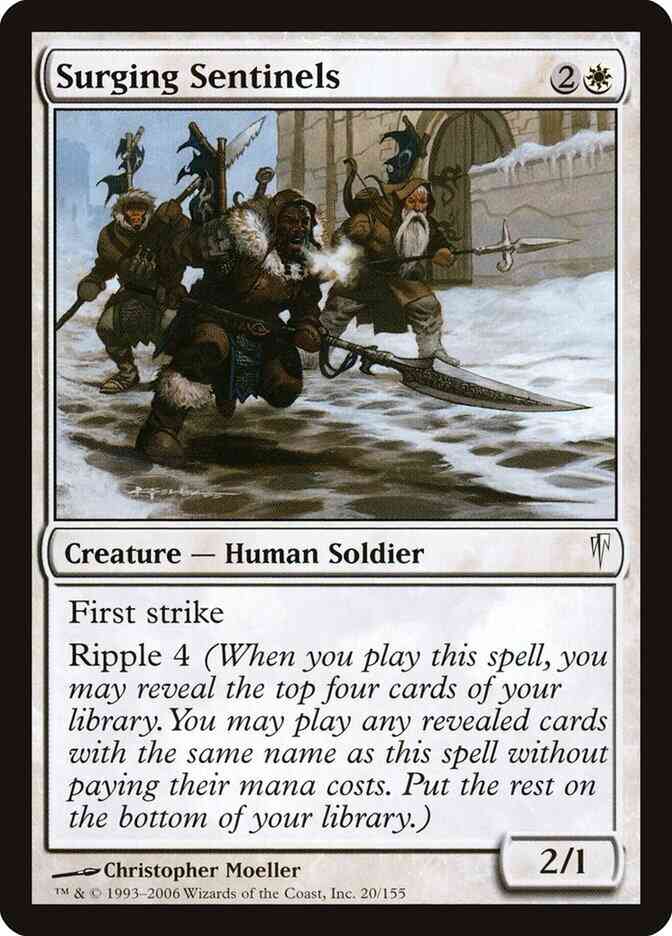 Surging Sentinels [20] [Coldsnap] [Non-Foil]