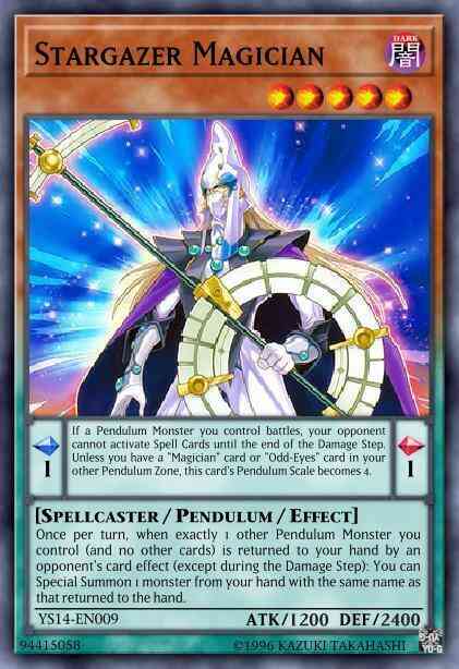 Stargazer Magician - YS14-EN009 - Super Rare - 1st Edition