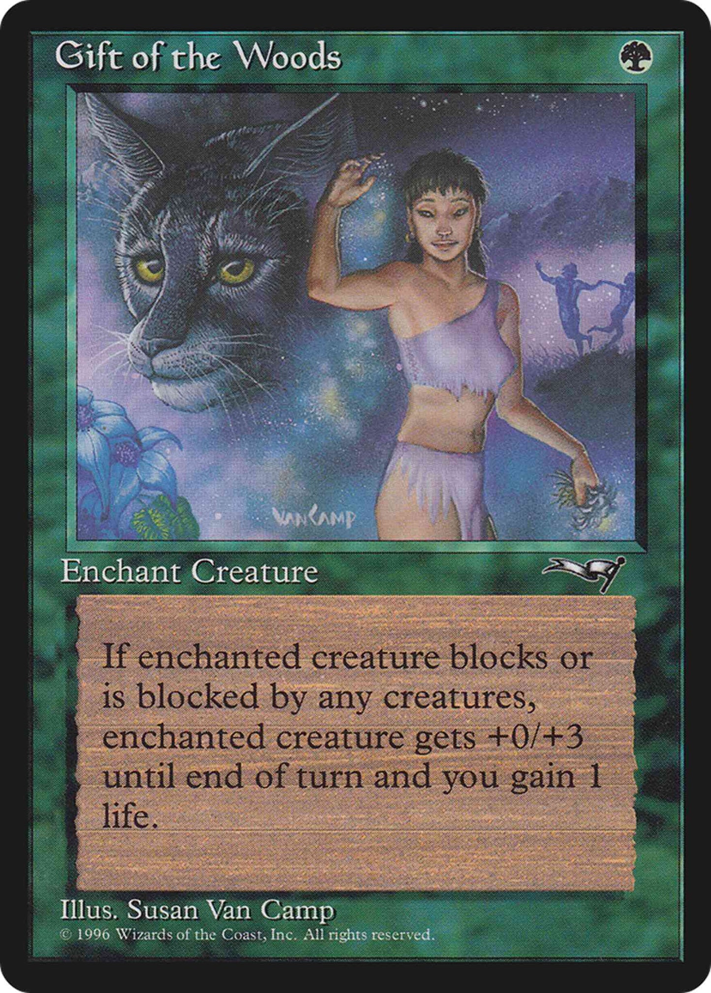 Gift of the Woods [Cat Lady] [92a] [Alliances] [Non-Foil]