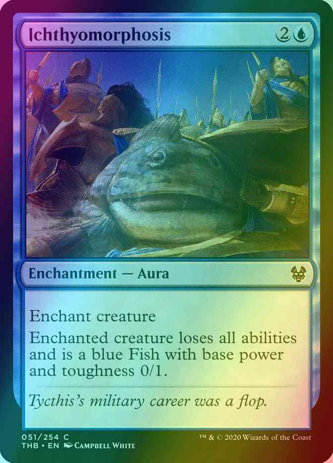 Ichthyomorphosis [51] [Theros Beyond Death] [Foil]
