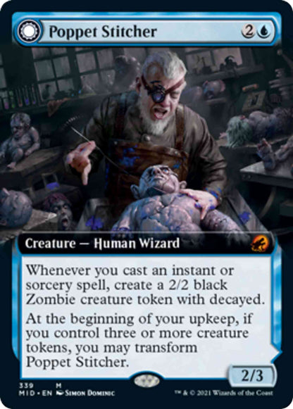 Poppet Stitcher // Poppet Factory [339] [Extended Art] [Innistrad: Midnight Hunt] [Non-Foil]