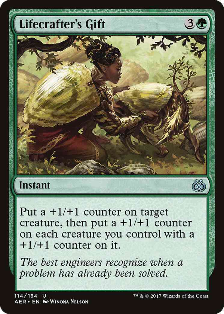 Lifecrafter's Gift [114] [Aether Revolt] [Non-Foil]