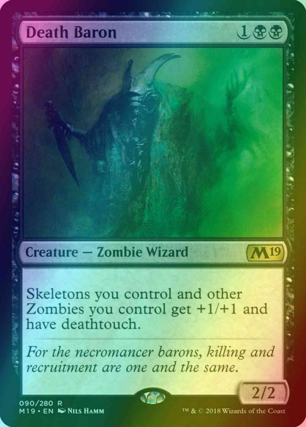 Death Baron [90] [Core Set 2019] [Foil]