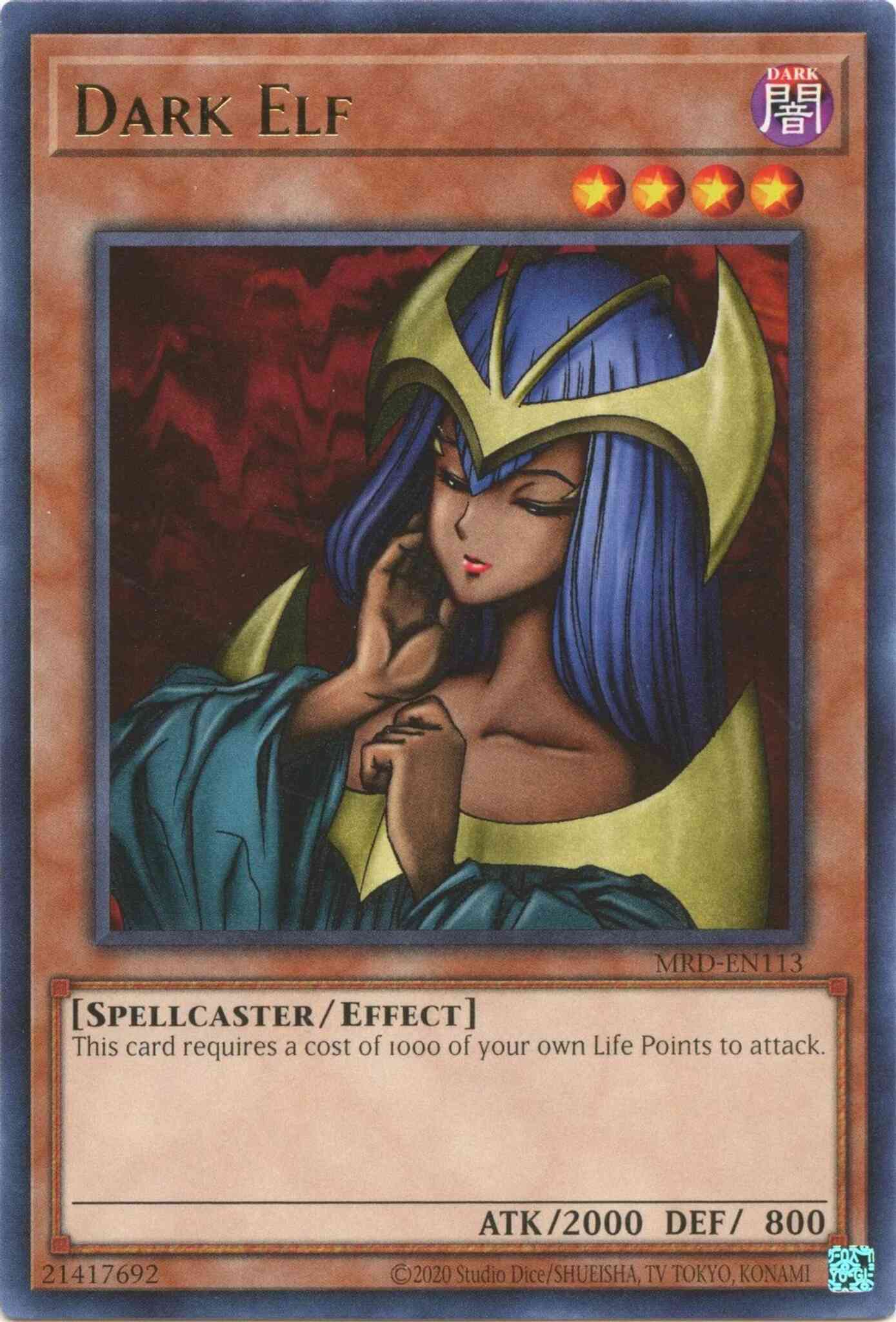 Dark Elf - 25th Anniversary - MRD-EN113 - Rare - Unlimited