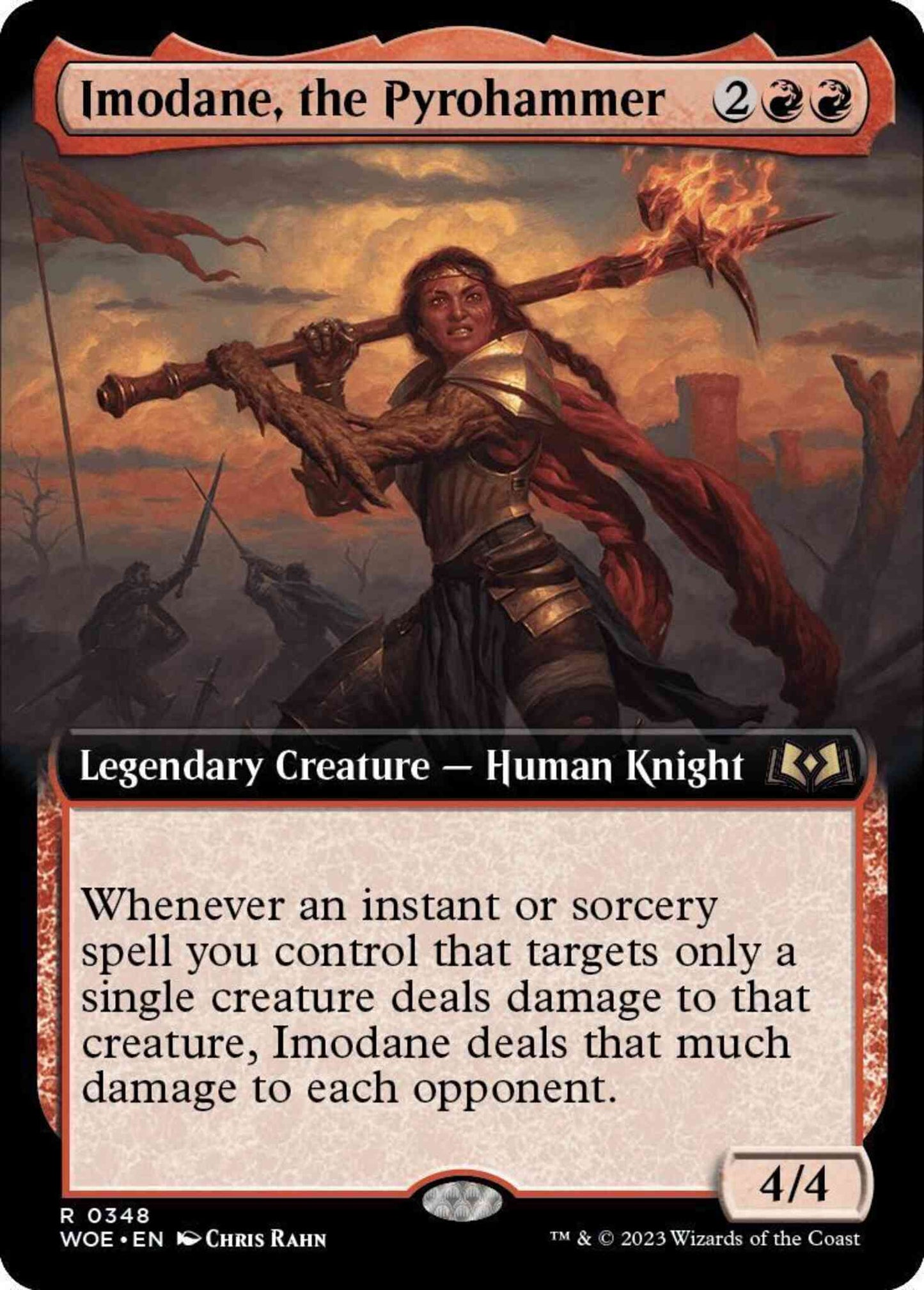 Imodane, the Pyrohammer [348] [Extended Art] [Wilds of Eldraine] [Non-Foil]
