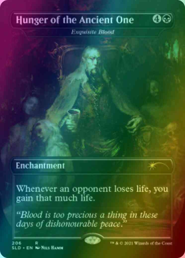 Hunger of the Ancient One - Exquisite Blood [0206] [Dracula Series] [Castle Dracula] [Secret Lair Drop] [Foil]
