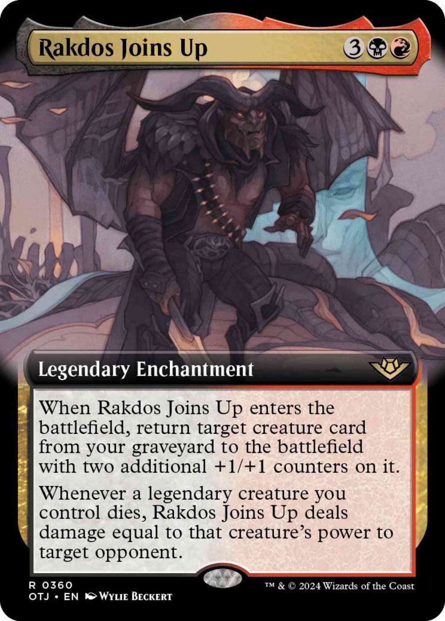 Rakdos Joins Up [360] [Extended Art] [Outlaws of Thunder Junction] [Non-Foil]