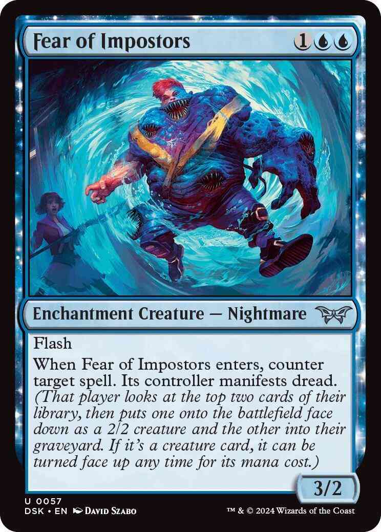 Fear of Impostors [57] [Duskmourn: House of Horror] [Non-Foil]