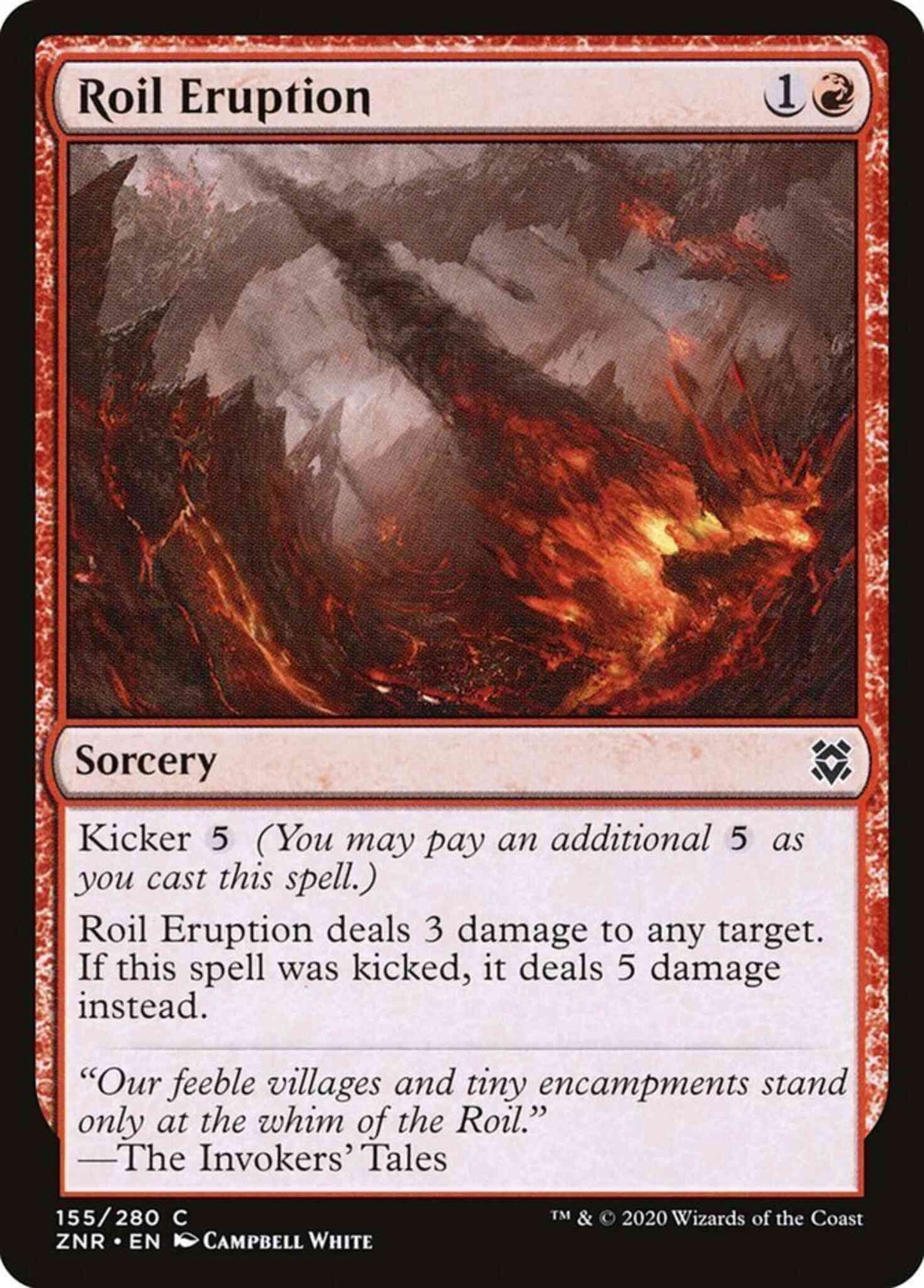 Roil Eruption [155] [Zendikar Rising] [Non-Foil]