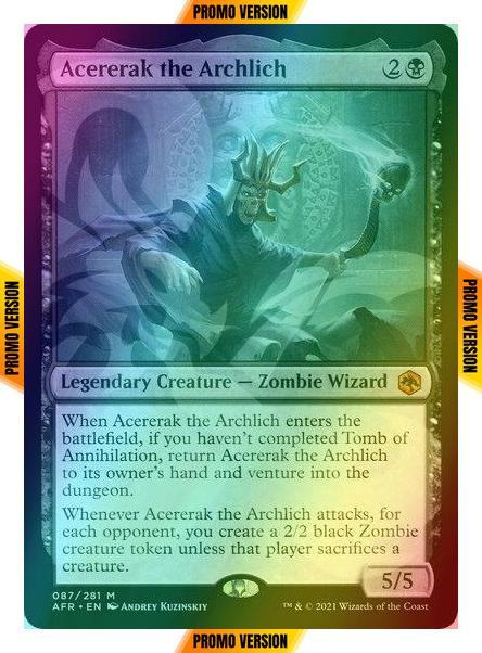 Acererak the Archlich [87x] [Ampersand] [Adventures in the Forgotten Realms Promos] [Foil]
